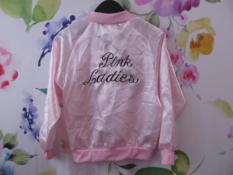 Luxusní saténová bunda pink ladies, 116