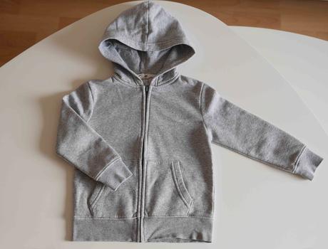 Dětská šedá mikina h&m, vel. 110 až 116, h&m,110