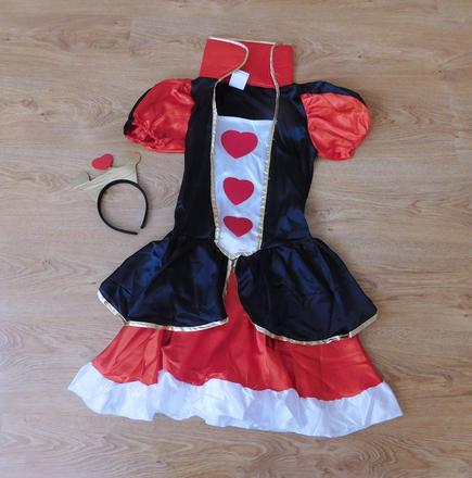 Dámský kostým srdcová královna vel.s,