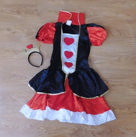 Dámský kostým srdcová královna vel.s,
