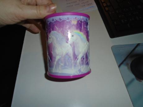 Puzzle tužkovník 2x unicorn jednorožec smajlík, 