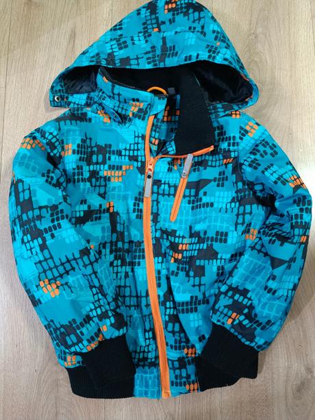 Zimní bunda s kostičky 128 lindex, lindex,128