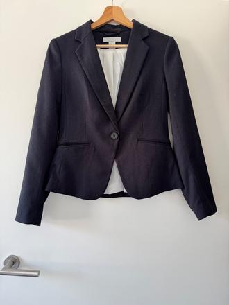 Tmavěmodré sako h&m s/36, h&m,s