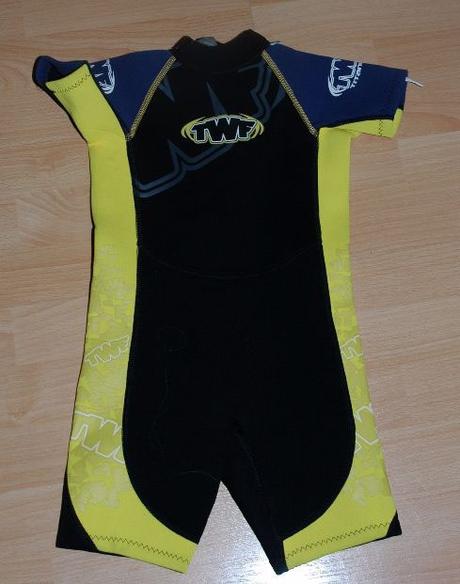 Neopren dětský krátký vel. 1, 3-4 roky - vada, 