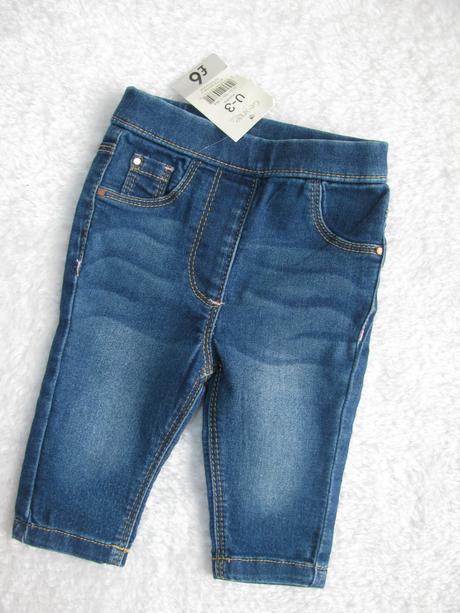 Kojenecké elastické džíny v pase do gumy v.0-3 měs, george,62