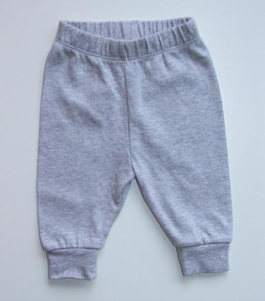 J857 šedé tepláčky vel. 62, 62