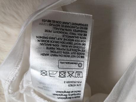 170 tričko h&m růžovo-bílé los angeles, h&m,170