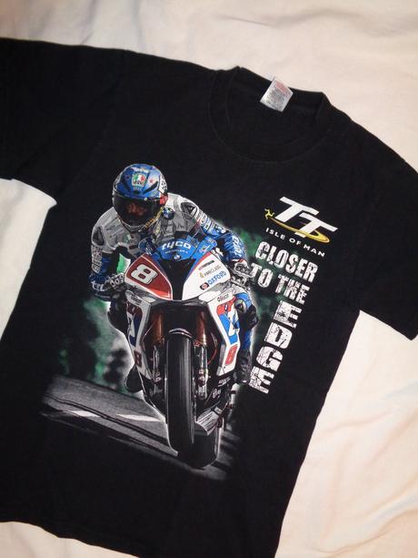 Černé tričko s motorkářem, 158