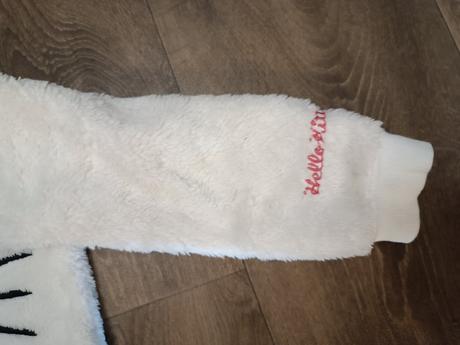 Dívčí chlupatá mikina s hello kitty, h&m,vel.92/98, h&m,92