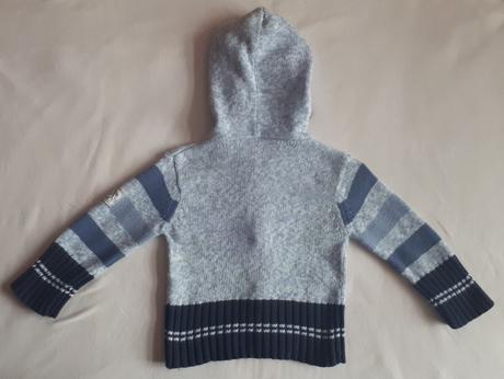 Dětský svetr, svetřík, svetýrek s kapucí, vel.80, baby,80