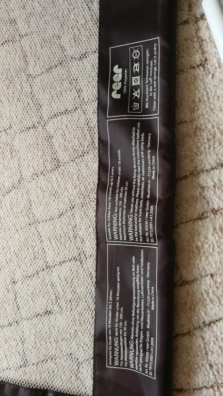 Zábrana na postel, šířka (cm): 50,délka (cm): 100