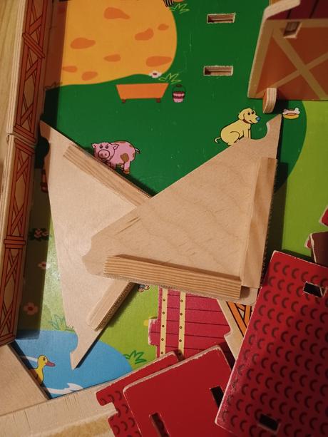 Dřevěná stavebnice domeček farma,