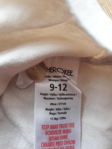 Tričko 80 dlouhý rukáv, cherokee,80