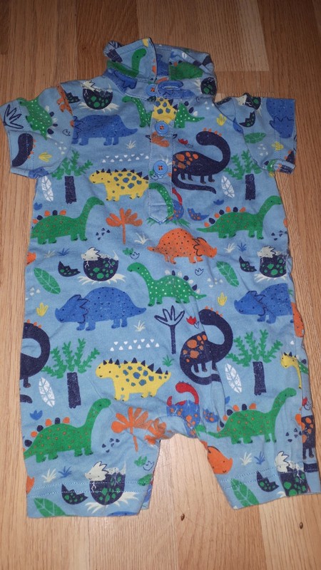 Letní overal s dinosury 68 bluezoo, bluezoo,68