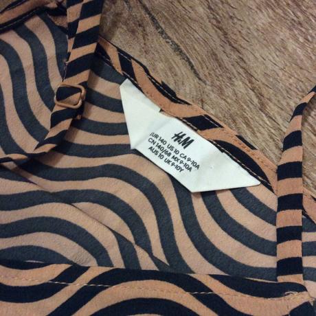 Dlouhé letní šaty s vlnkami, h&m,140