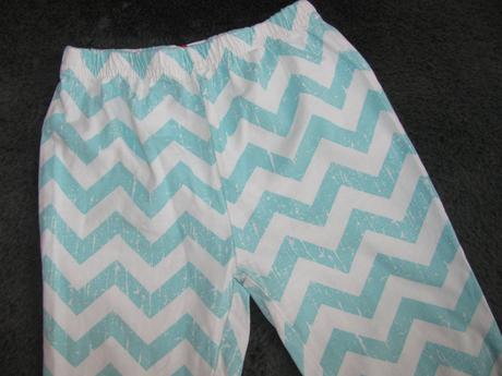 Bavlněné 3/4 legíny s mátovým vzorem, topolino,116