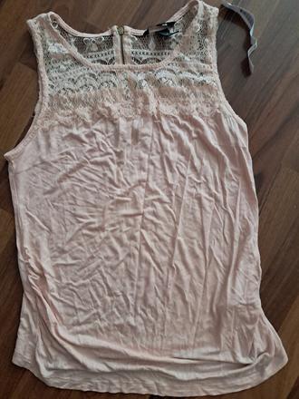 Těhotenské tričko s krajkou, h&m,38