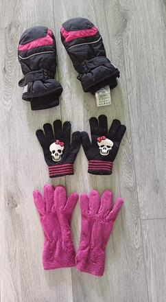 3x rukavice, loap,134