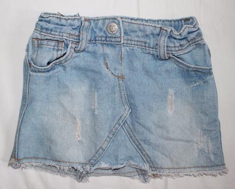 C8. riflová sukně 1,5-2 roky, denim co,92