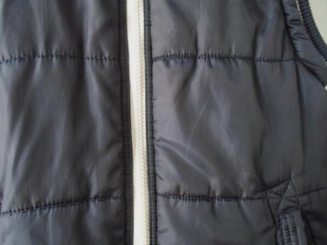 Modrá zateplená vesta vestička, f&f,152