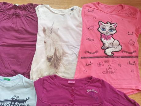 Trika dívčí s dlouhým rukávem vel.122-140, 128