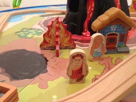 Kidkraft vláčkodráha se stolem - dinosauři, 