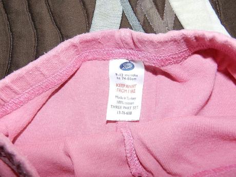 Tepláky růžové, boots,80