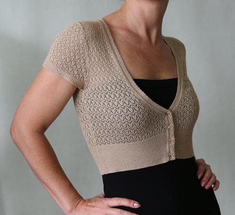 Zlatavé krajkové bolerko orsay vel xxs, orsay,xs