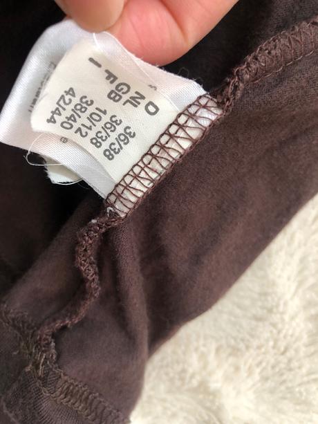 Tunika 36/38 hneda 9 monate - tehotenska tunika, 36