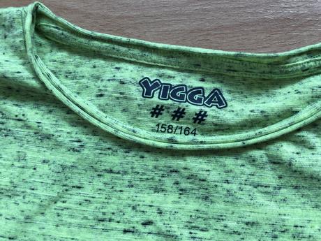 Yigga zluto-zelene tricko 158/164, yigga,158