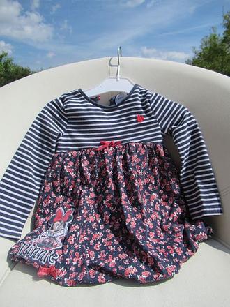 Minnie šaty s dlouhým rukávem, disney,92