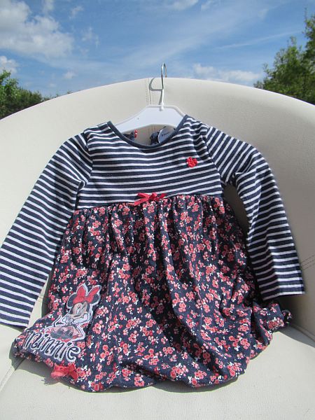 Minnie šaty s dlouhým rukávem, disney,92