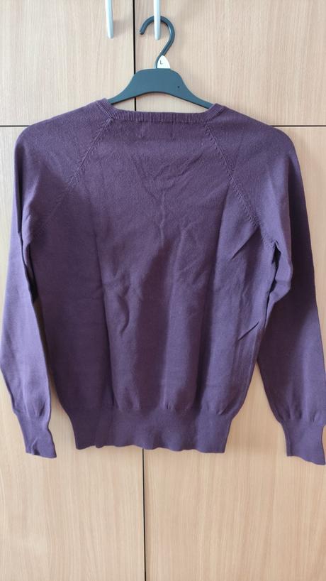 Svetr vínový, c&a,m