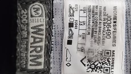 Outdoorové boty merrell thermo akita mid wp, 36