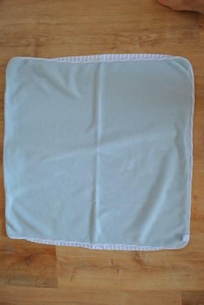 Oboustranná deka - bavlna flees 75x75cm, 