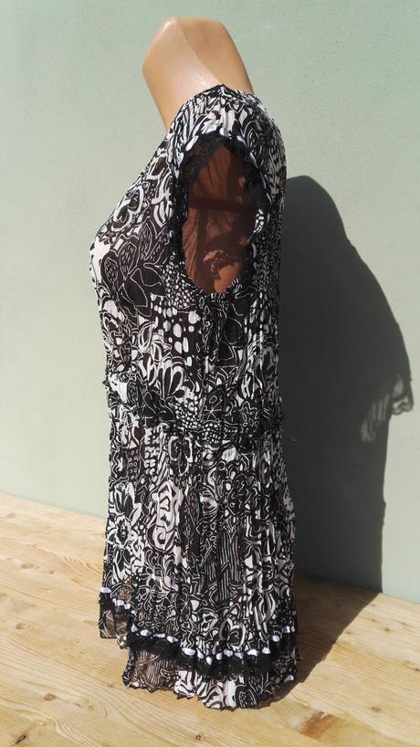 Lehký top blůzka tunika - 44/46, 44