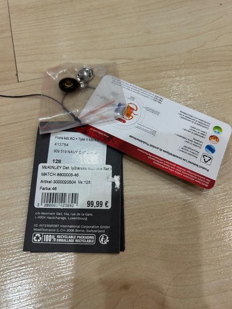 Mckinley fiona + tyler lyžařská souprava, mckinley,128