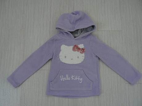 Dívčí fleecová mikina hello kitty vel. 92-98, tu,98