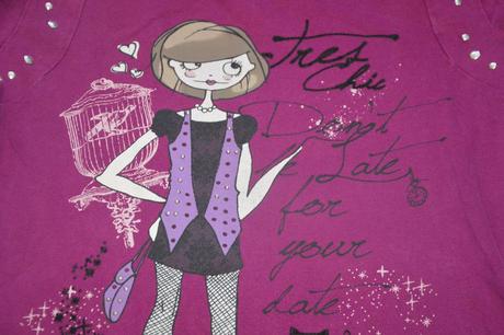 158 164 bavlněné triko dlouhý rukáv, 164