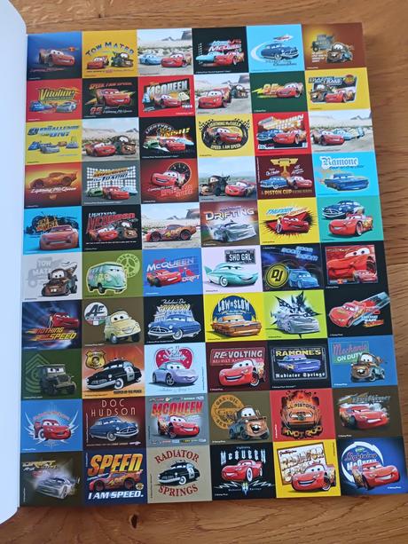 Velká cars kniha nálepky+omalovánky,