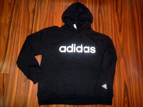 Černá bavlněná mikina adidas, adidas,xl