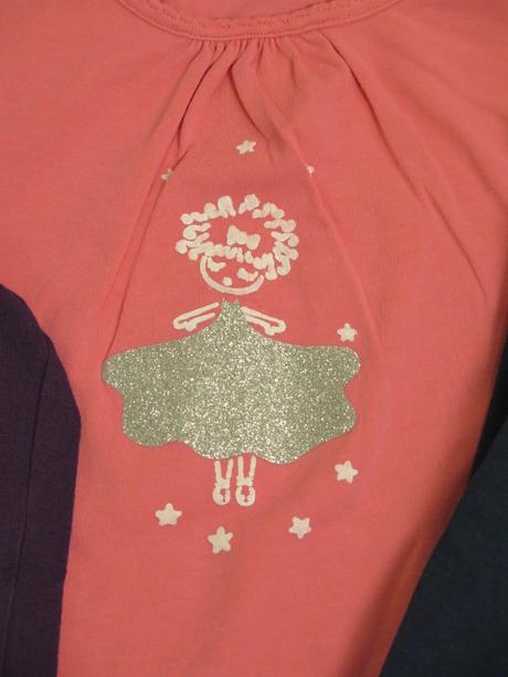 Trička ručně malovaná, h&m,116