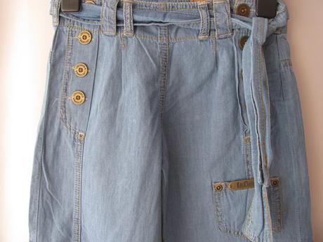 Kalhoty z letní džínoviny, 7/8 -lee cooper, lee cooper,128