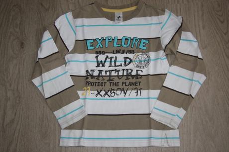 Triko s dlouhým rukávem, c&a,128