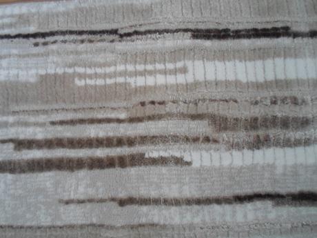 Krémový hnědý kusový koberec - 133 x 190, 