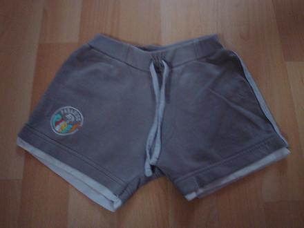 Kraťasy - šedo-hnědé, vel. 74/80, early days,74