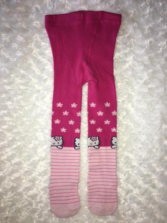 Růžové punčocháče s hello kitty sanrio, sanrio,92