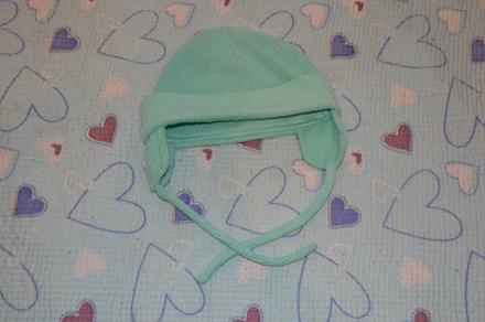 Zelená fleesová čepice čepička, 86