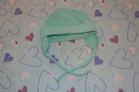 Zelená fleesová čepice čepička, 86