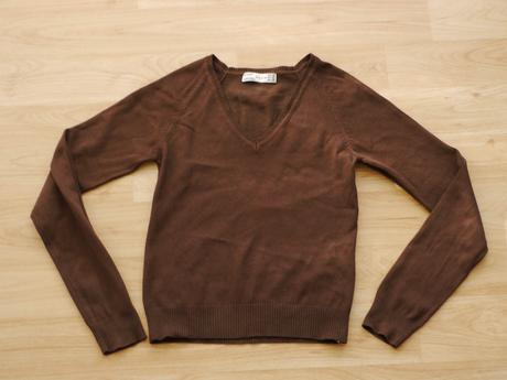 Cokoladove hnedy svetrik do v velikost s zara, zara,s